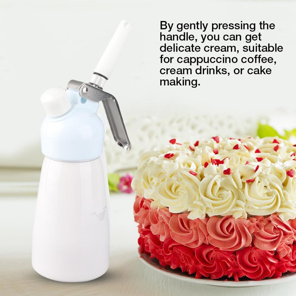 500mL Cream Dispenser Aluminum Whipped Cream Maker Cream Whipper Home Kitchen DIY Baking