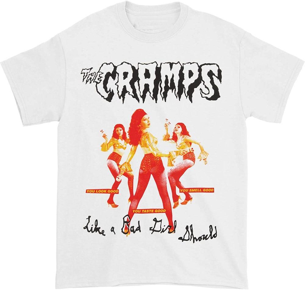 The cramps Band Like A Bad Girl Should White Men S234XL Tshirt MM1086 Unisex T-Shirt XXXXL
