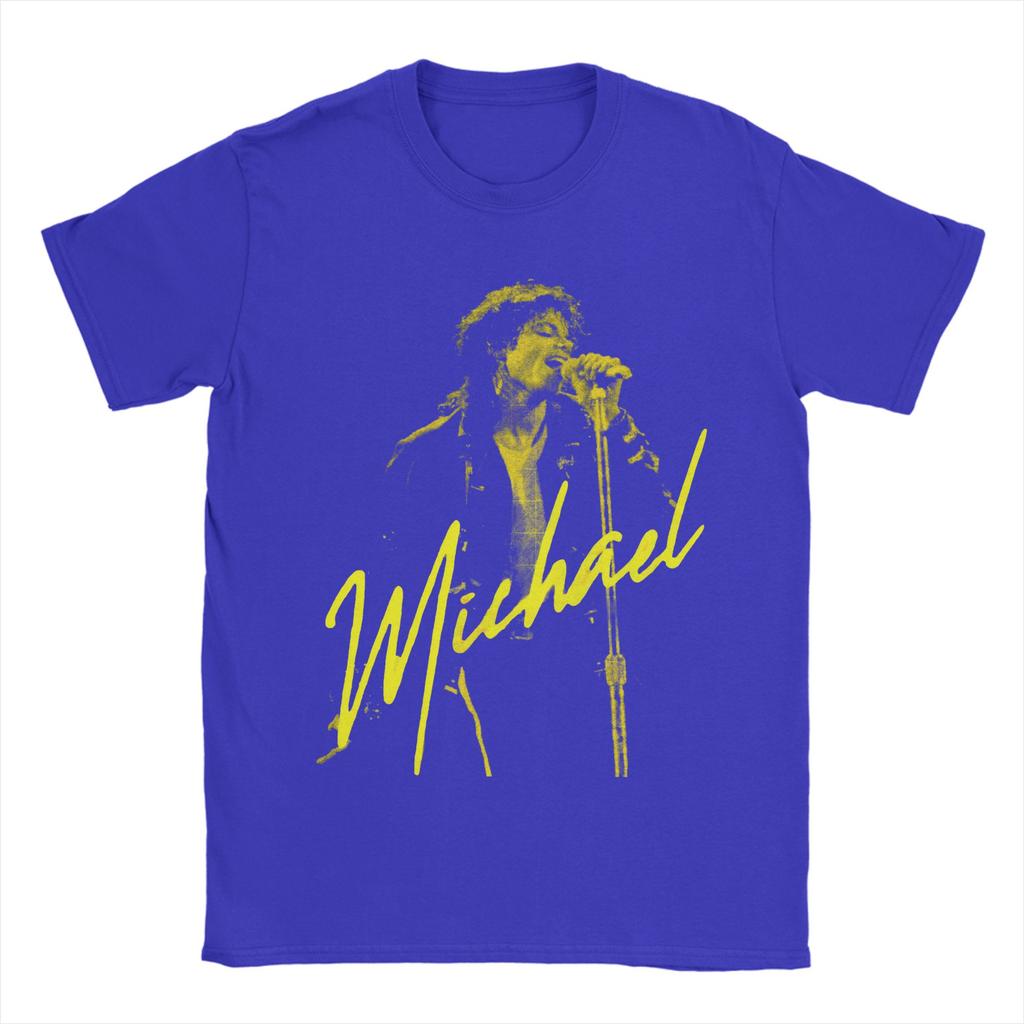 Unisex  MJ Michael Jackson T Shirt  Cotton Clothing Vintage Short Sleeve Crew Neck Tees Birthday Gift TShirt