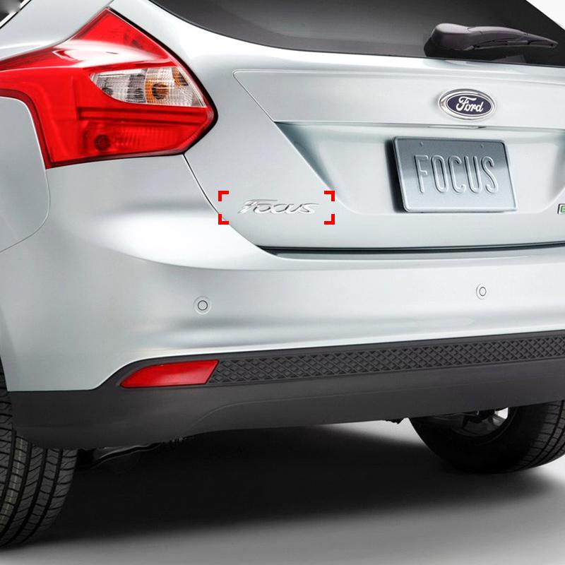 BAZG2 ABS Ford Lettering Badge Stickers Car Rear Trunk Body Emblem Auto Accessories For Ford Focus Fusion Logo ST Line MK2 MK3 MK4