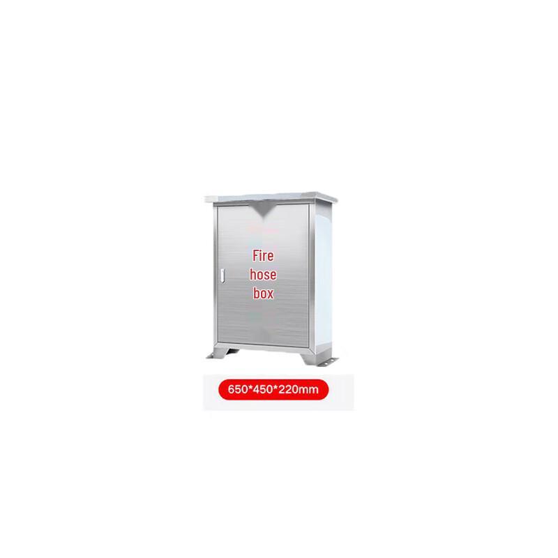 Milin 304 Stainless Steel Outdoor Fire Hydrant & Hose Box 650x450x220mm