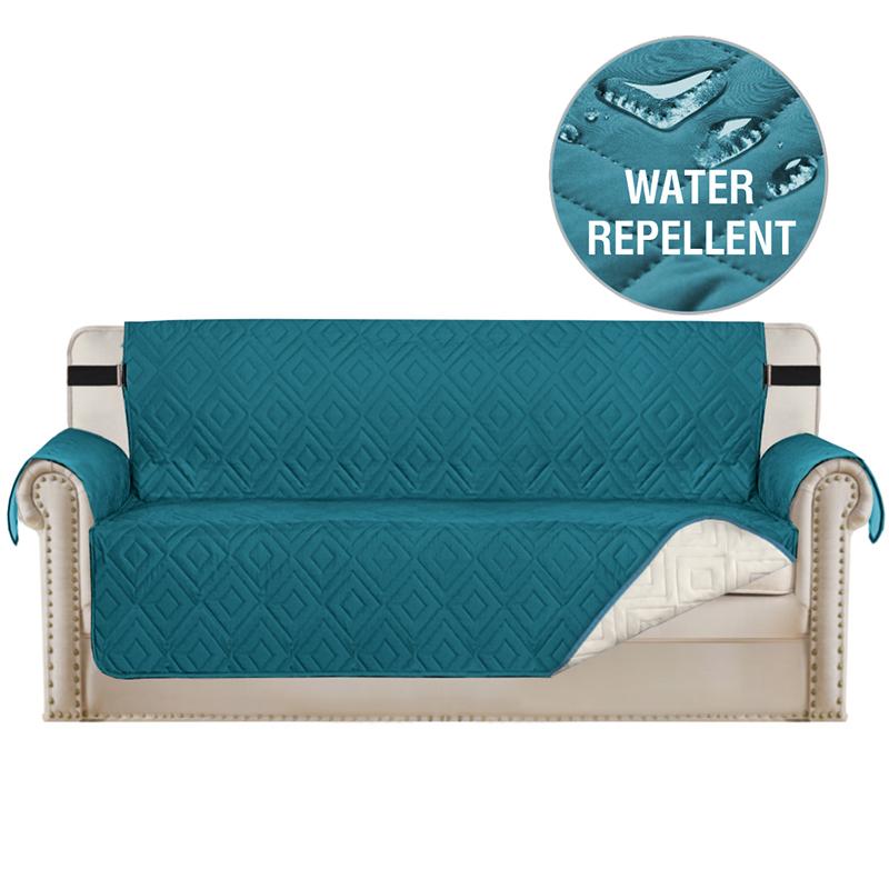 Waterproof Plaid Fabric Sofa Cover Anti-Slip Easy-going Sofa Covers Luxury Folding Living Room Sofas Slipcover For 1/2/3/4 Seat