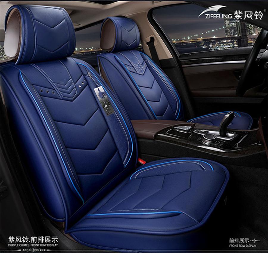 Universal New 6D Car Seat Cover 5 Seats Seat Cushion,senior Microfiber Leather+sponge Layer Seat Cushion, Senior...