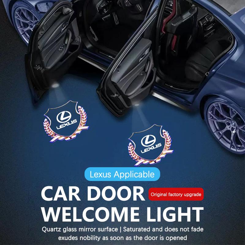 LED Projector Lamp Car Door Welcome Ghost Shadow Lights For Lexus ES200 ES250 ES260 ES300 RX300 RX270 RX ES GX LS LX IS GS RC UX