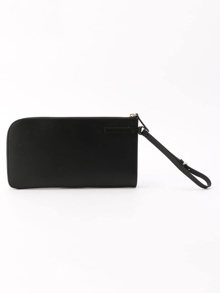 Ships Boldrini Selleria Leather Clutch Bag for Men, 118432767, Black, One Size