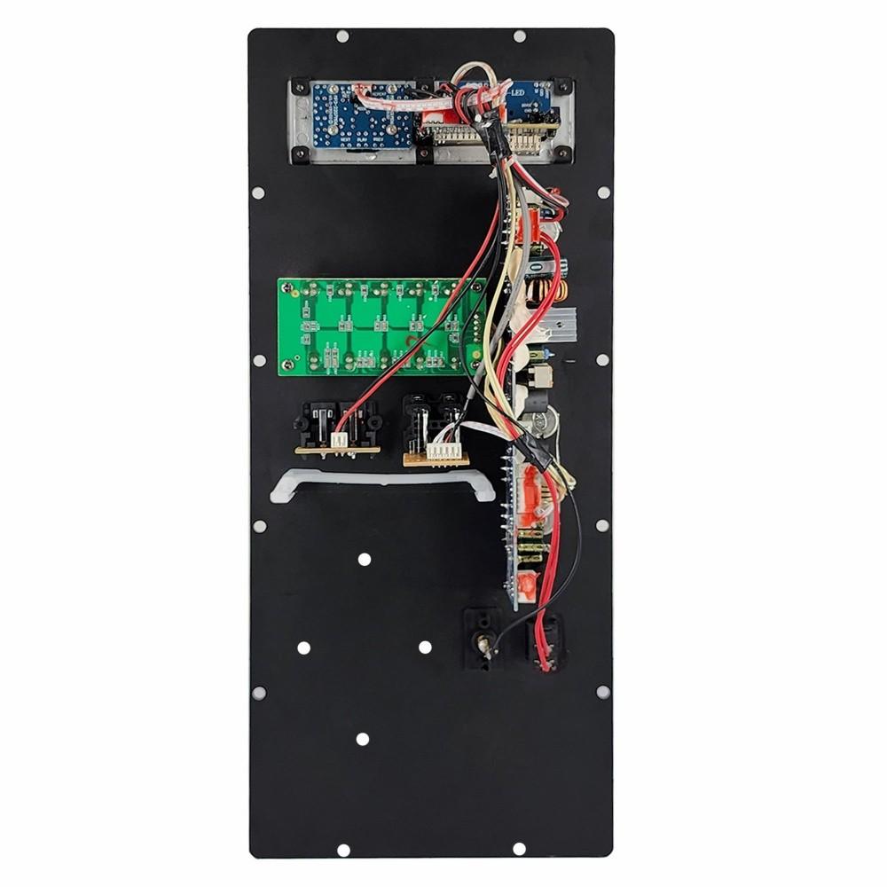 12V Digital Bluetooth 100W Amplifier Board for 8-18 Inch Speaker with Microphone Guitar U-Disk Input Recording Amplifiers Input 38 16 CM