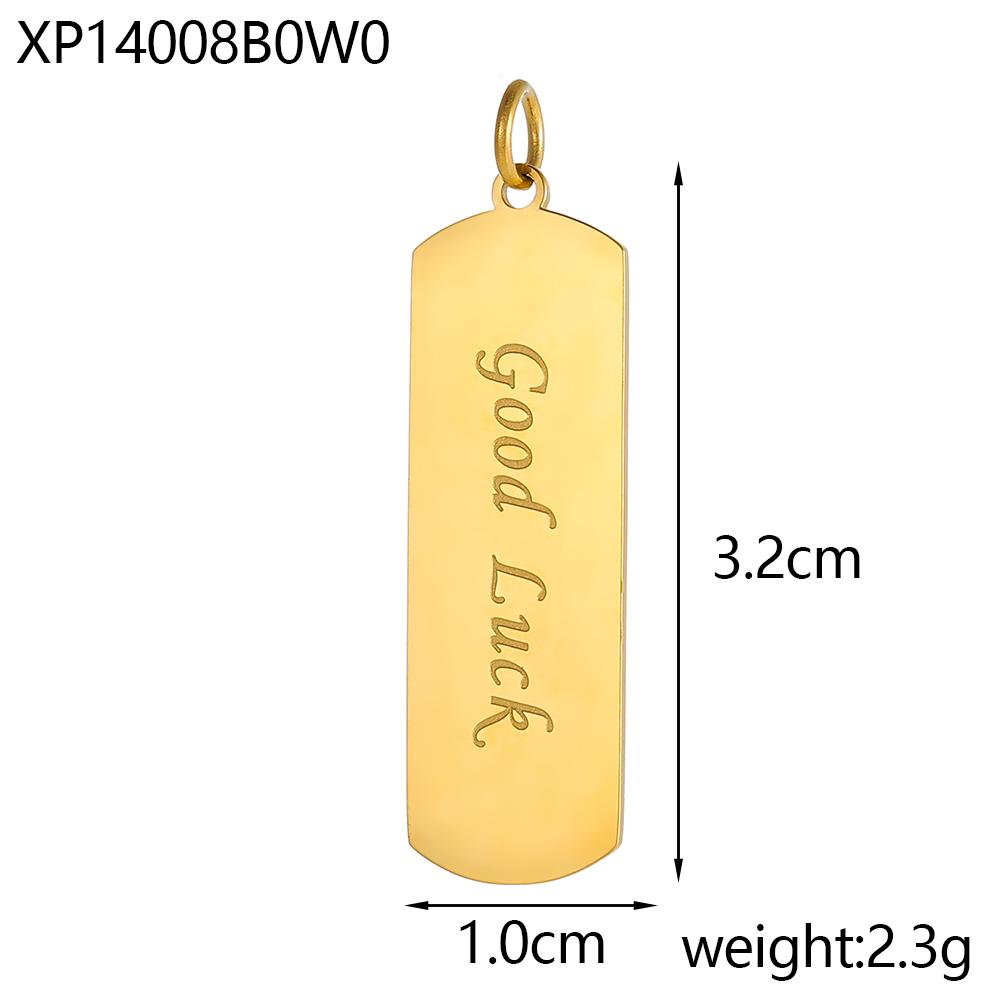 CARLIDANA Gold Plated Jewelry Laser Engraved Logo Tags Pendant Jewellery Oval Stainless Steel DIY Name Round Coin Disc Charm