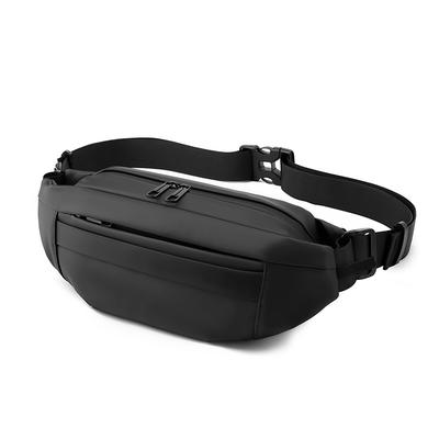 1 heren multifunctionele sporttailletas - meerlaagse ritssluiting, verstelbare borsttas, sportieve crossbodytas