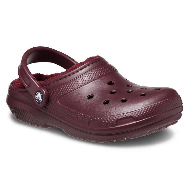 Crocs Classic Lined Clogs 'Dark Cherry' 203591-6WD