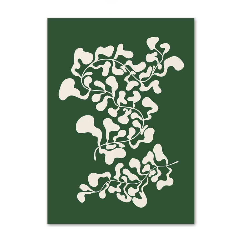 Monet Van Gogh Margherita Donna Foglie Verdi Arte da Parete Pittura su Tela Poster e Stampe Nordici Immagini da Parete per Decorazione Soggiorno