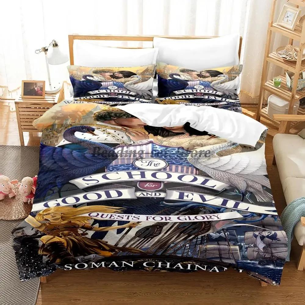 The School For Good And Evil Bedding Set Single Twin Full Queen King Size Bed Set Aldult Kid Bedroom Duvetcover Sets Bed