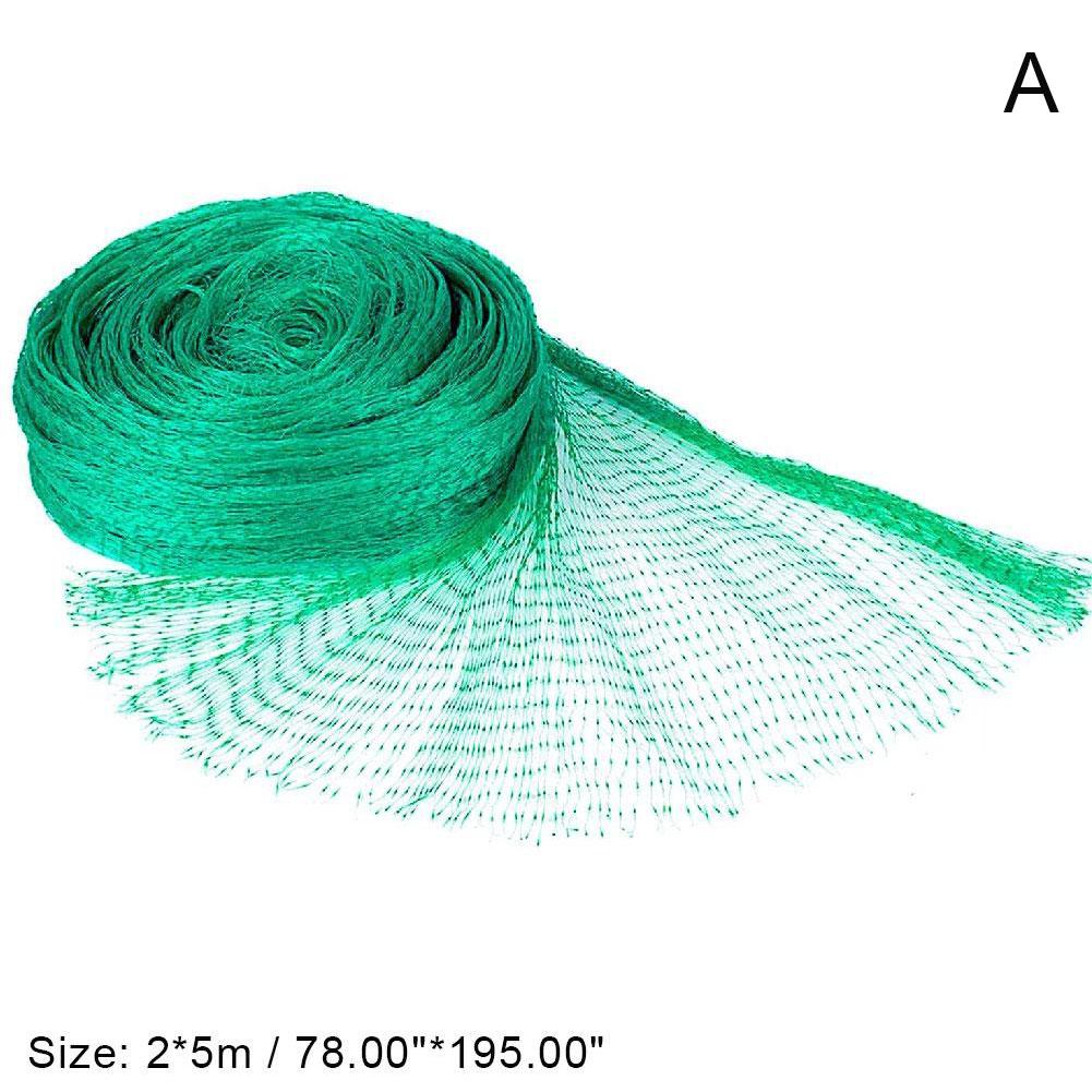 

2*5 м сетка для защиты от птиц, сетка для садовых растений, фруктовых деревьев и птиц, лучшая изгородь P9Q8 green-1pcs