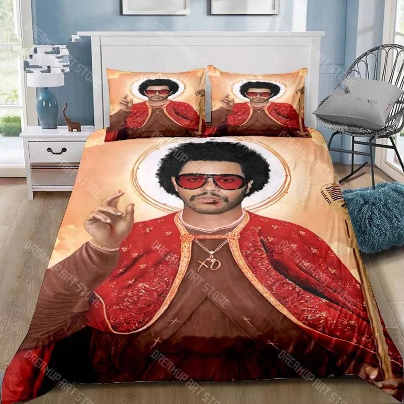 Xo The Weeknd All Season Twin Bedding Set 3 Piece Comforter Set Bed Duvet Cover Double King Bedding Set