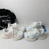 Autumn mesh breathable dad shoes women's 2025 new original niche lightweight thick-soled fashion foreign casual shoes