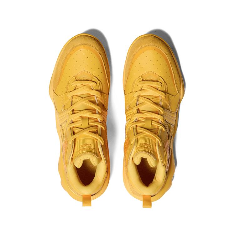 ONITSUKA TIGER Tigcourt Fashion Vielseitige Stoßdämpfende Langlebige Mid-Top Freizeitschuhe Unisex Freizeitschuhe Gelb 1183C477-750