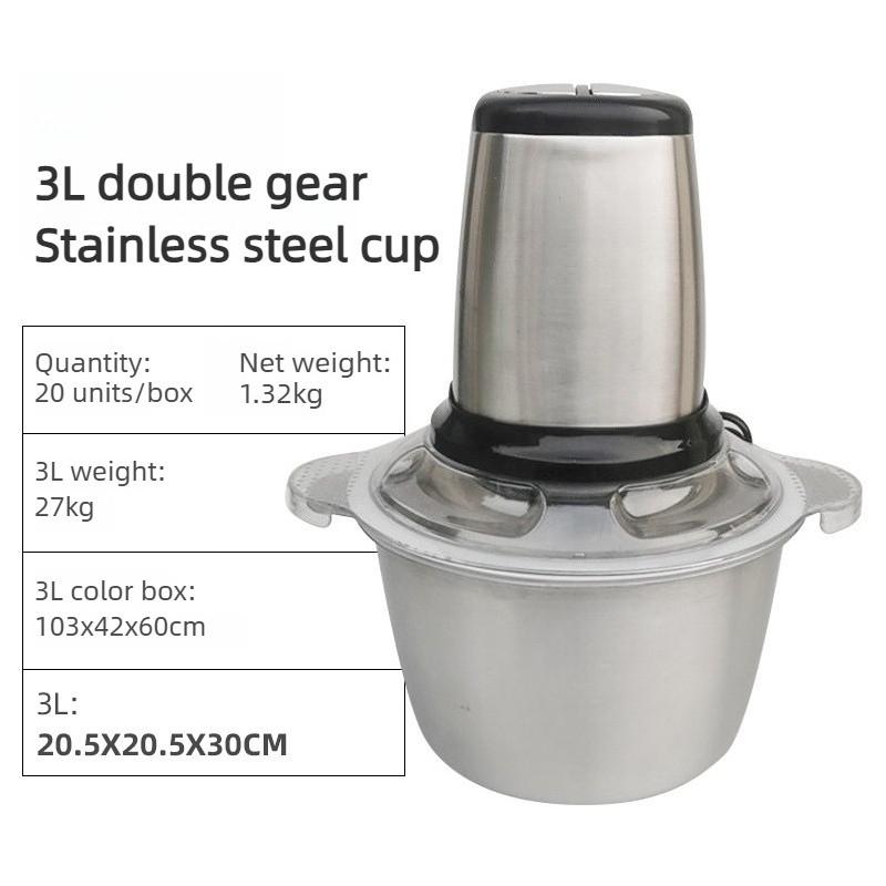 Kitchen Automatic Food Processing Device Stainless Steel Multifunctional Meat Grinder Household Electric Meat Mincer