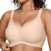 LetsJoli Women's Wire-Free Full Coverage Bra