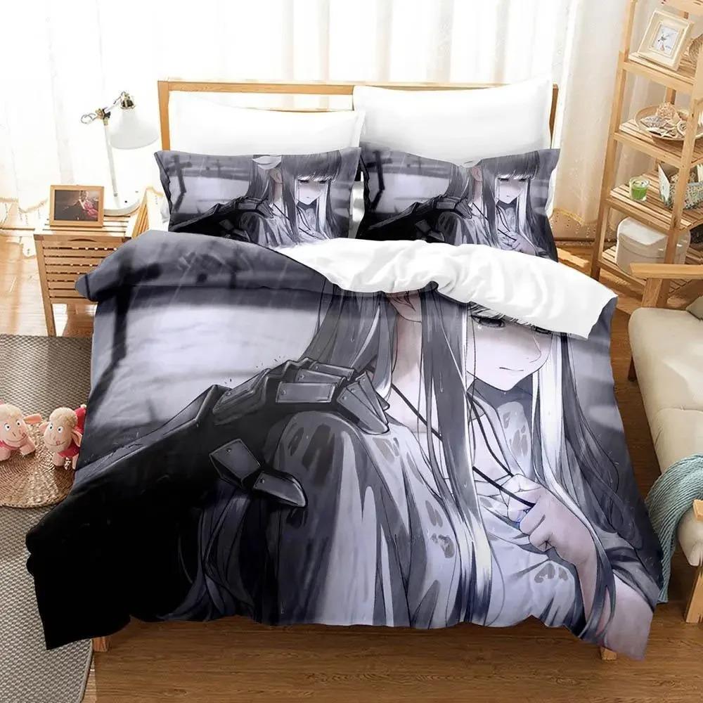 3D Print Game ENDER LILIES Quietus of the Knights Bedding Set Cartoon Anime three-piece set Adult Kid Bedroom Duvet cover Sets