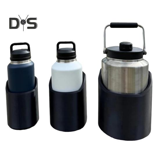 Magnetische Flaschenhalter für 46/50/64 oz Flaschen Tragbarer Universal-Becherhalter Hochbelastbarer LKW-Flaschenhalter für Golfwagen Traktor Rasenmäher