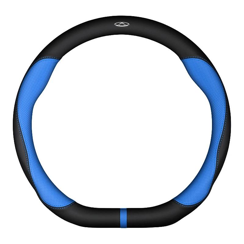 For Chery Tiggo 7 Pro Plus Tiggo 8 Plus Tiggo 5X Pro Car Steering Wheel Cover 9 Colors PU Leather Non-slip Auto Accessories