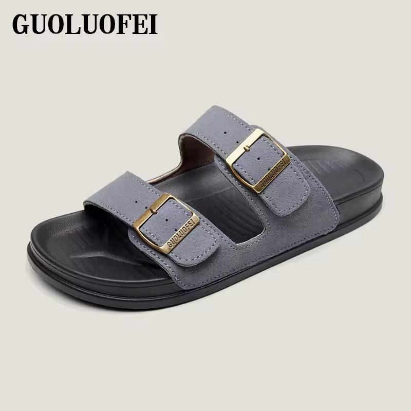 New fashion Men's Athletic Slide Adjustable Straps Comfort Sandal summer sandals men slippers outdoor beach casual shoes