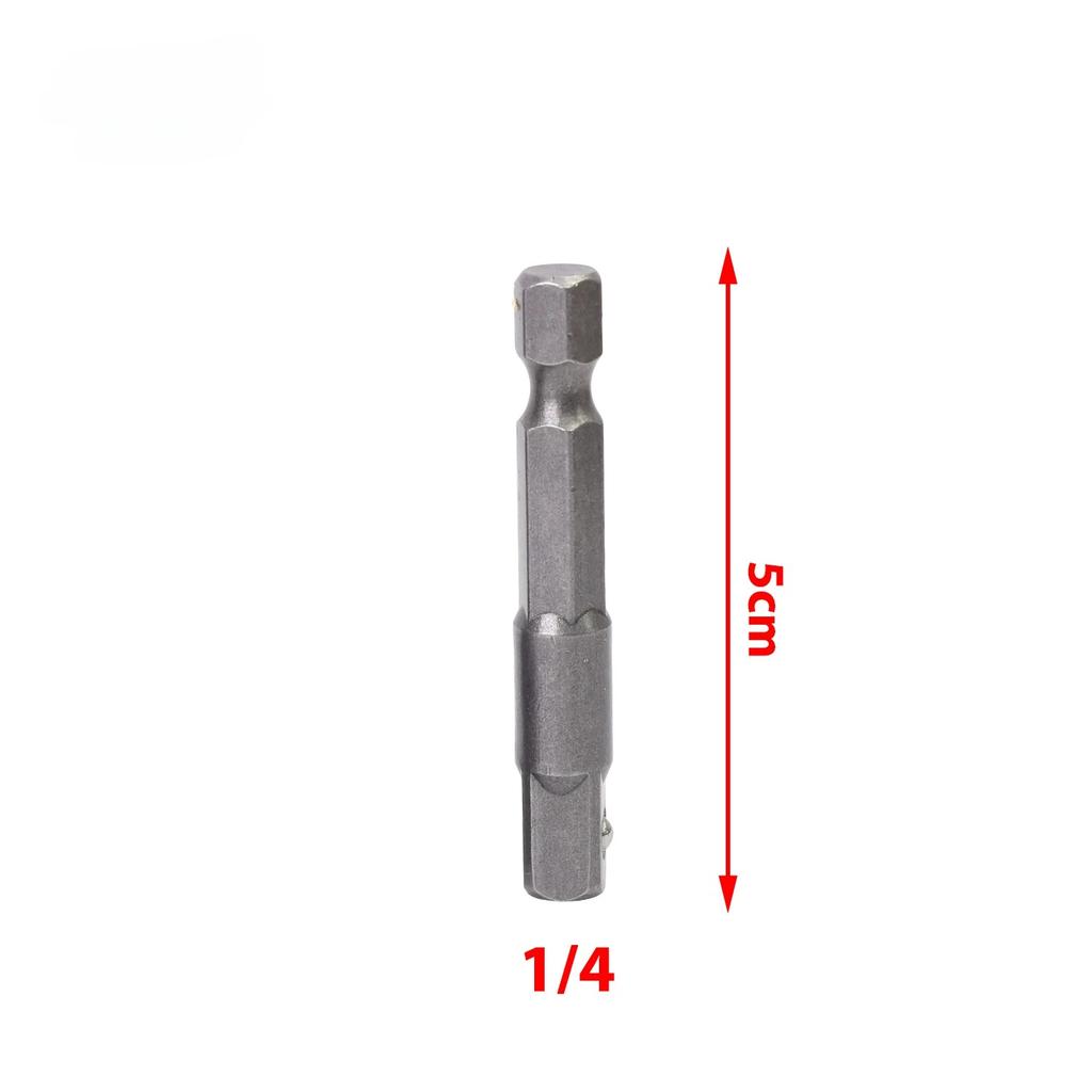 Steckschlüsseladapter Chrom-Vanadium-Stahl Schlagsechskant Schaftsatz 1/4" 3/8" 1/2" Verlängerung Bohrer Stangen-Satz Antriebskraft Bit Werkzeuge