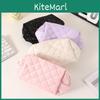 Cotton Quilted Makeup Bag With Large Capacity For Students And Girls