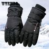 Woman Ski Gloves Winter Warm Cycling Plus Fleece Thick Waterproof Windproof Coldproof Gloves