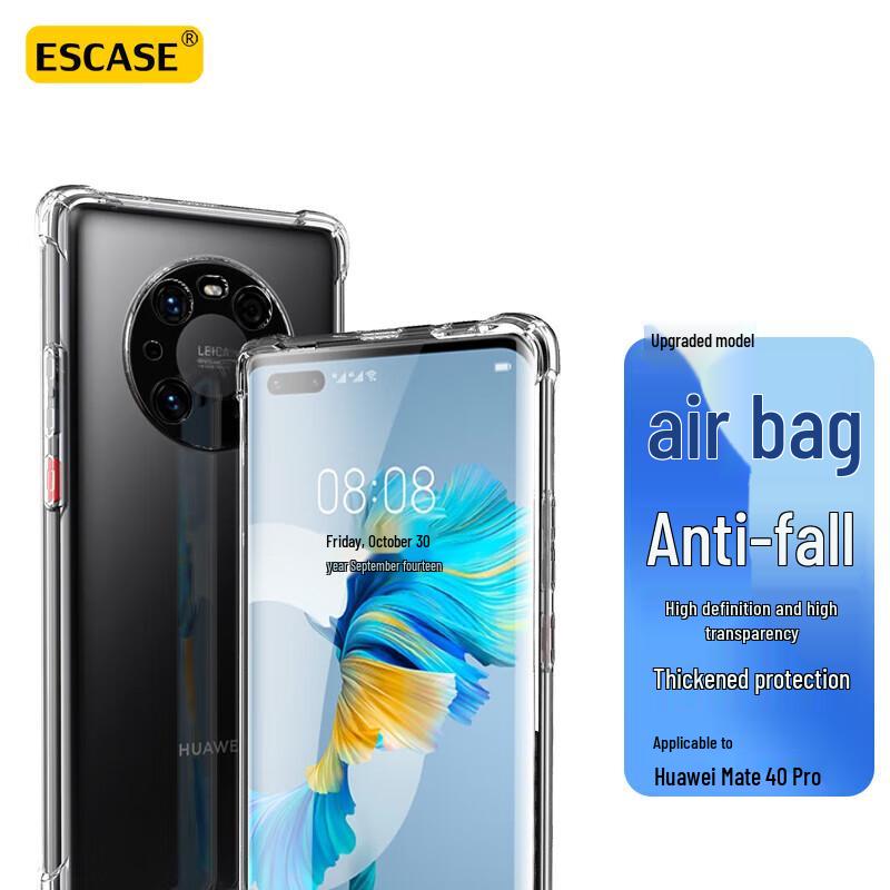 ESCASE Ultra-Thin Clear Phone Case for Huawei Mate40 Pro/Mate40E Pro