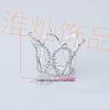 Korean Style Rhinestone Princess Crown Headwear for Girls