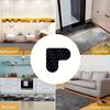 12pcs of Reusable Carpet Stickers, Easy To Wash Non-slip Mats, Prevent Carpet From Moving and Curling, Heart-shaped Design Can Be Freely Cut
