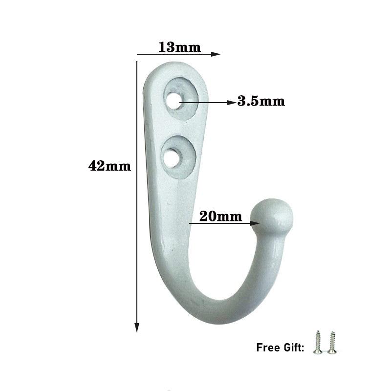 30/1set Haken aus Legierung mit Schrauben zur Wandmontage, Kleiderbügel für Mäntel, Handtücher, Taschen, Mützen, Haken für Küche und Bad, Aufbewahrungsregalhalter