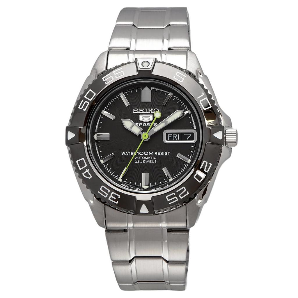 SEIKO 5 Sports Automatic Mechanical Watch Made in Japan SNZB23J1 Men's Silver