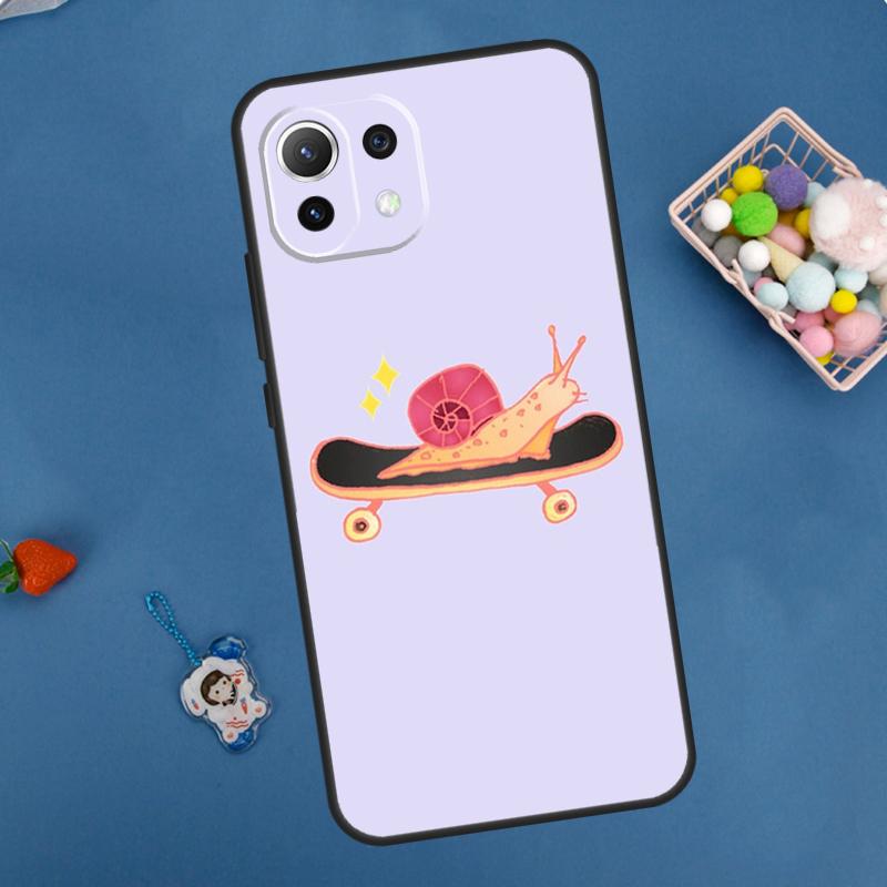 

Cartoon Animal Snail Case For Xiaomi 14 13 15 Ultra 11T 12T 13T 14T Pro POCO X7 Pro X3 X5 F5 F6 M6 X6 Pro Cover POCO X6 Pro