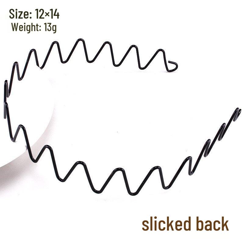 Men's and Women's Versatile Steel Wire Headband: Trendy, Invisible, and Perfect for Sports, Slicked Back Hair, or Organizing Stray Hair.