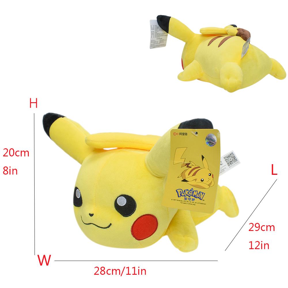 Eevee Sleep Pokemon Plush Doll Vaporeon Cubone Lucario Charmand Slowpoke Chikorita Ponyta Psyduck Sylveon Pikachu Peluche Toy