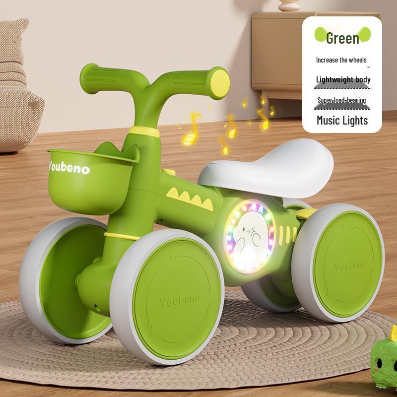 Loopfiets voor peuters 1-3 jaar: Loopfiets zonder pedalen & Vierwielige scooter