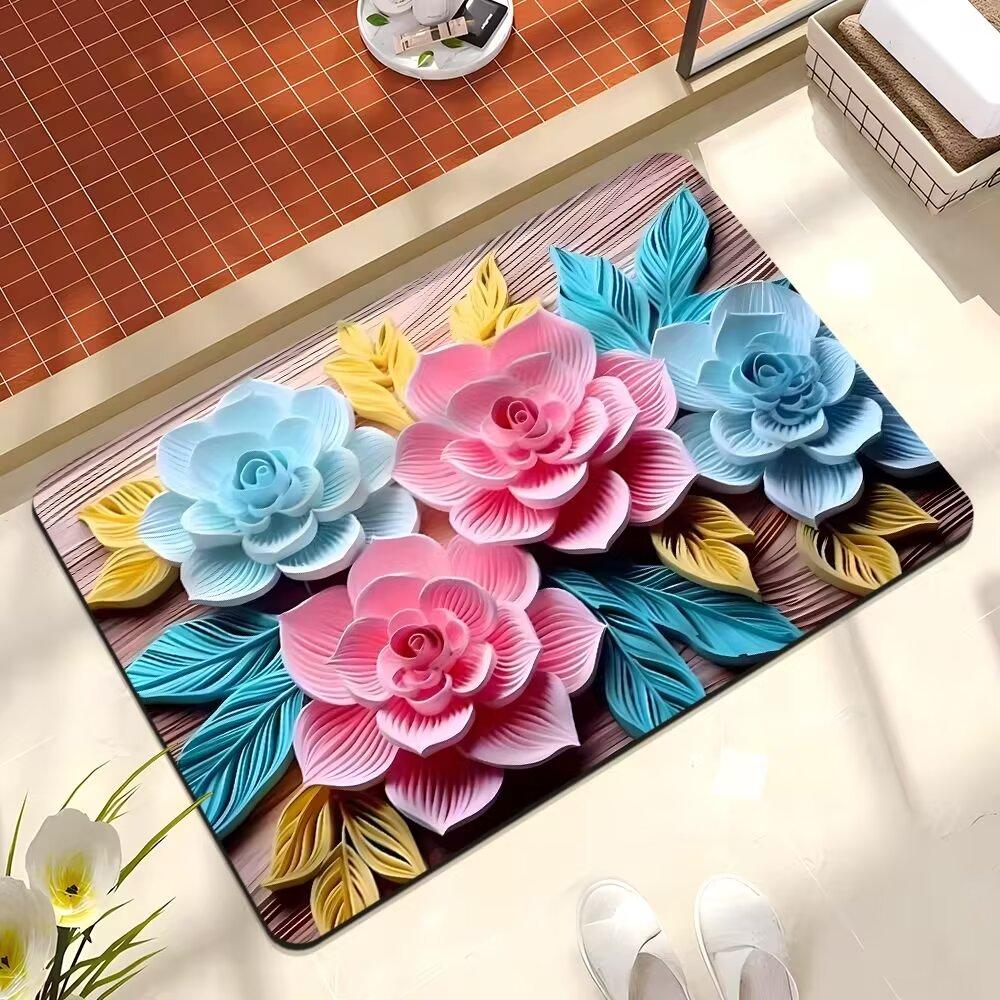 

VIKAMA Коврик для ванной диатомит мягкий коврик коврик для ванной у двери абсорбирующий коврик коврик для туалета нескользящий быстросохнущий коврик домашний декор 40X60CM (1.3X2FT