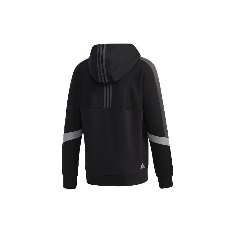 Adidas Jackets Men's Black Hooded Moderate Instructor GM4430