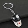 New Model Football Keychain, Colorful Baseball Cap, Alloy Imitation Football Player Keychain, World Cup Bag Pendant, Hanging Piece
