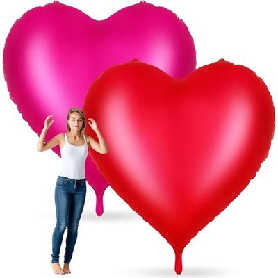 Großer Liebesballon zum Valentinstag, riesiger extra Vorschlag, Geständnis, Hintergrunddekoration, Party für Valentinstag, Hochzeit, Verlobung, Jahrestag