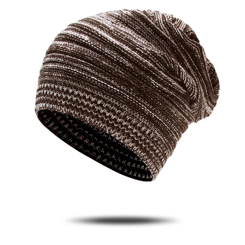 New Knitting Unisex Hip Hop Hat For Women Beanie Fashion Outdoor Cycling Keep Warm Adult Caps Winter Ski Cap
