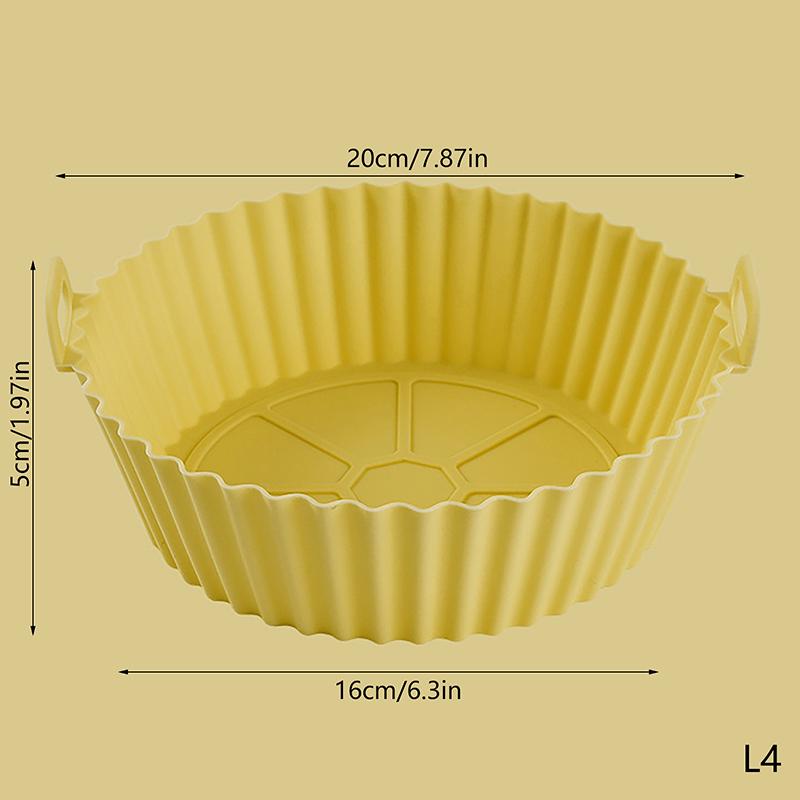 20/16CM Universal Silicone Air Fryer Mould Air Fryer Silicone Mat Baking Mat Silicone Baking Mat