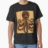 Octopus Classic TShirt Made In UsaAus TShirt S2xl