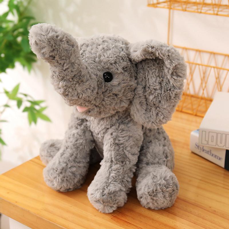 Wavy Fur Forest Animals Doll Soft and Adorable Plush Pig Monkey Fox Sheep Pillow Toy Elephant Reindeer Kawaii Super Soft Gift