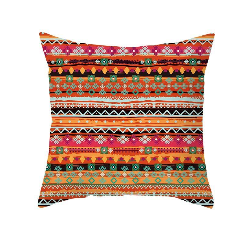 New Bohemian Color Geometric Pattern B&B Hotel Model Room Home Decoration Sofa Square Pillow