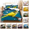 3D Parrot Bedding Set Animal Quilt and Pillow Case 2/3pcs AU180 * 210 Full Size Soft Washable Home Textile