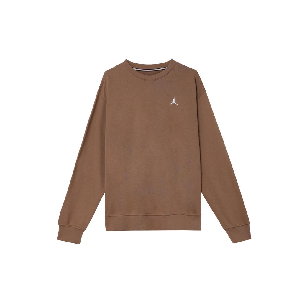 Jordan Crew Neck Pullover Comfortable Long Sleeve Sweatshirt Men Sweatshirt Brown FV7296-223