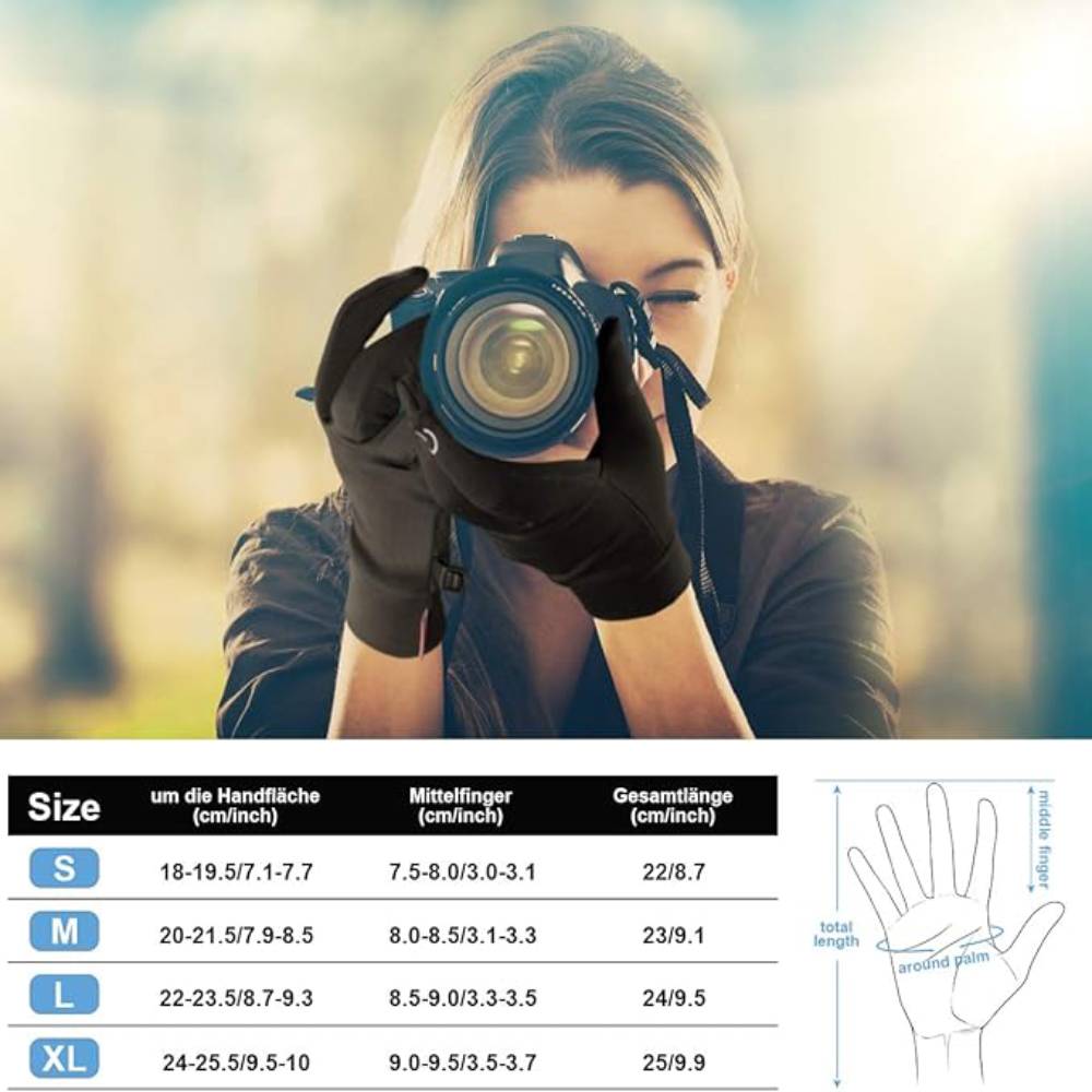 Winter Biker Cycling Gloves for Men Women Motorcycle Touchscreen Waterproof Warm Gloves Outdoor Riding  Scooter Ski Driving