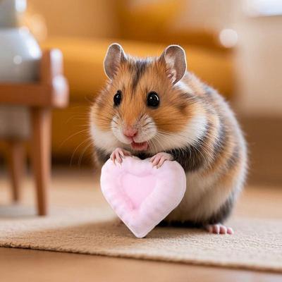 Hamster Chews Gerbil Toys Fun Shape Edible Natural Treat For Rabbit Squirrel Ferret Mice Interactive Enrichment Foraging